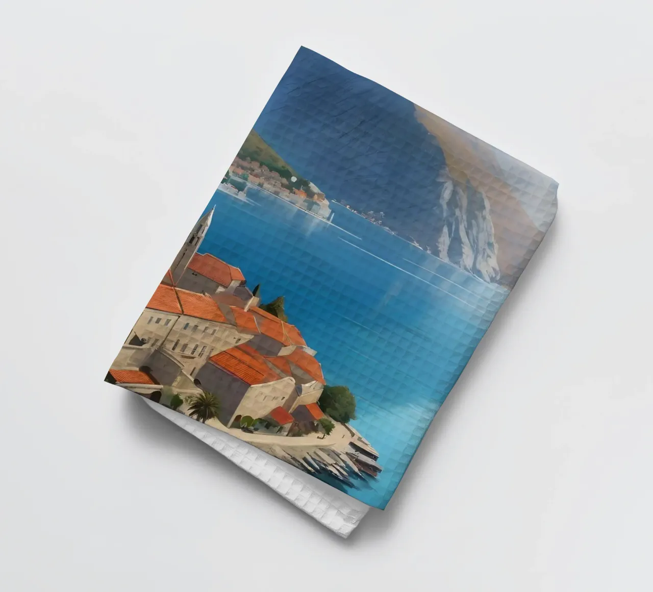 Kotor Montenegro Scene canovaccio da cucina da Charnwood Prints