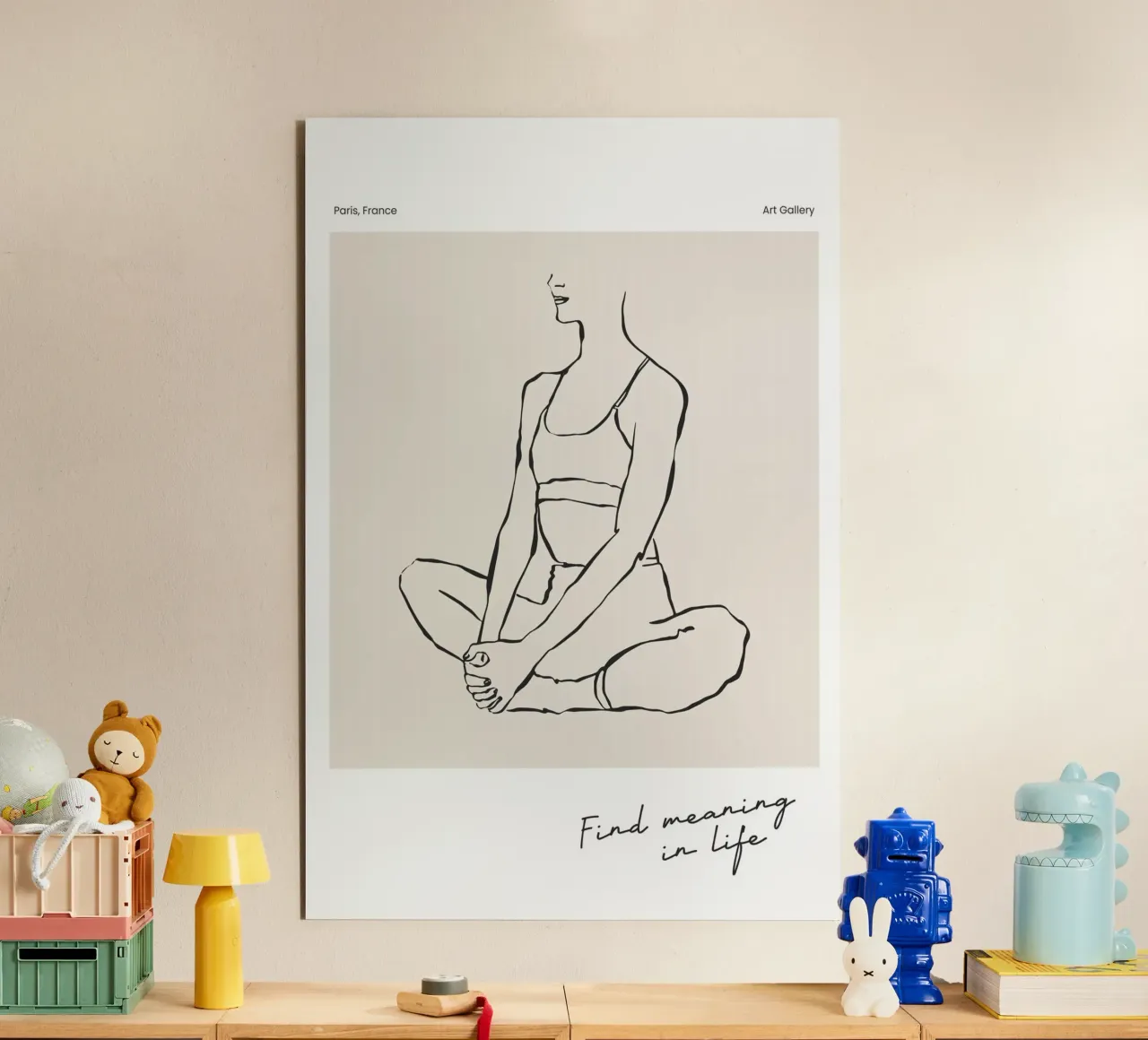 Find Meaning In Life alluminio dibond da treechild