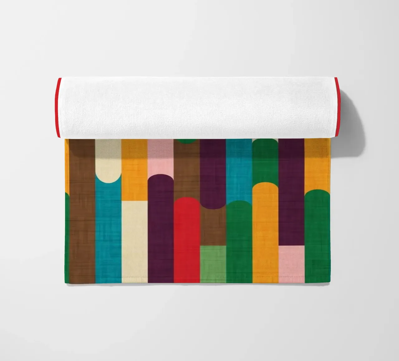 Retro Color Block Popsicle Sticks Kilim telo mare da susanacosta