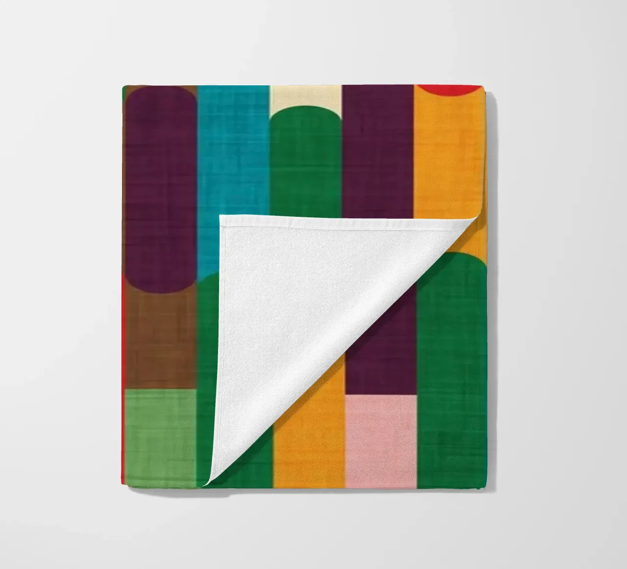 Retro Color Block Popsicle Sticks Kilim telo mare da susanacosta