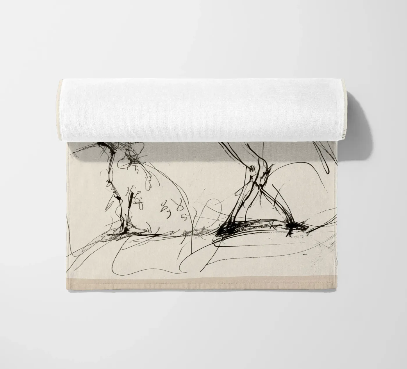 Haas Paar strandhanddoek van Nadjaa