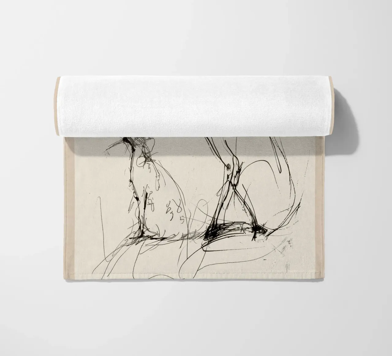 Coppia di lepri telo mare da Nadjaa