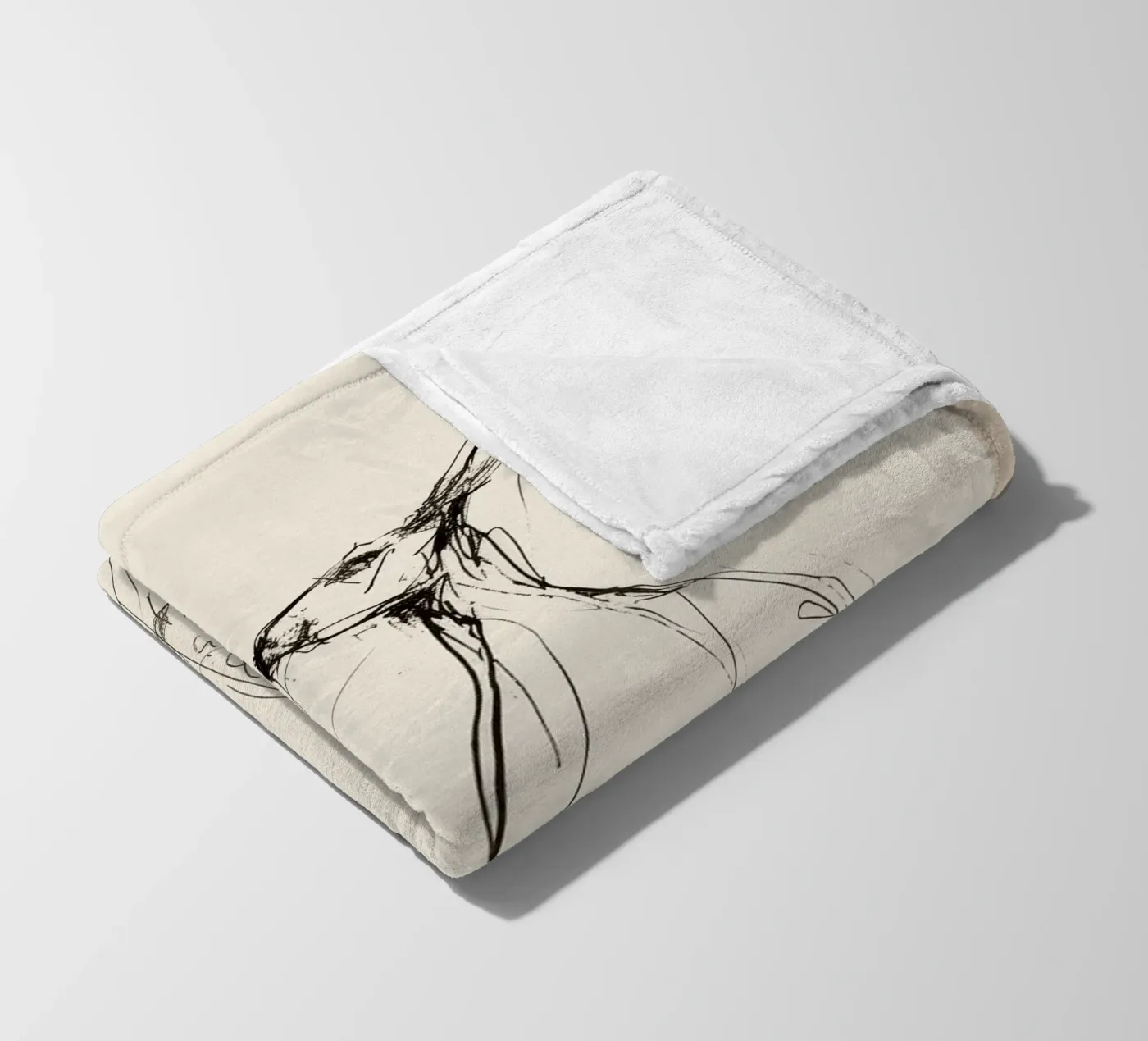 Coppia di lepri coperta in pile da Nadjaa