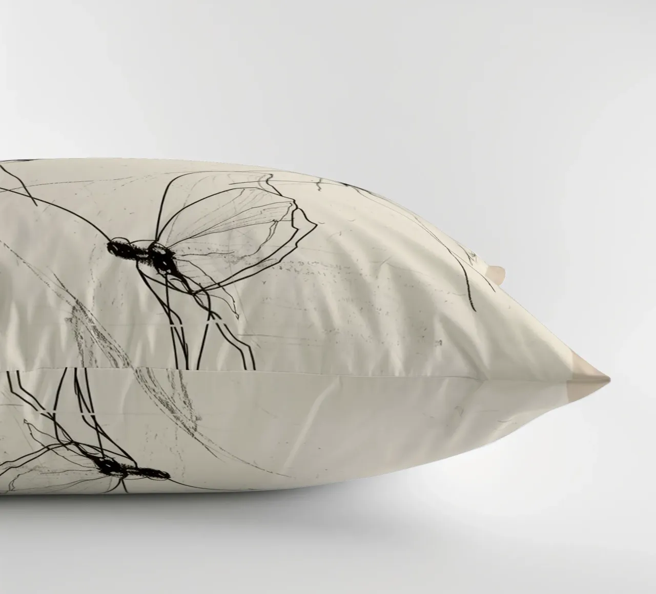 Schizzo di farfalla minimale cuscino da Nadjaa