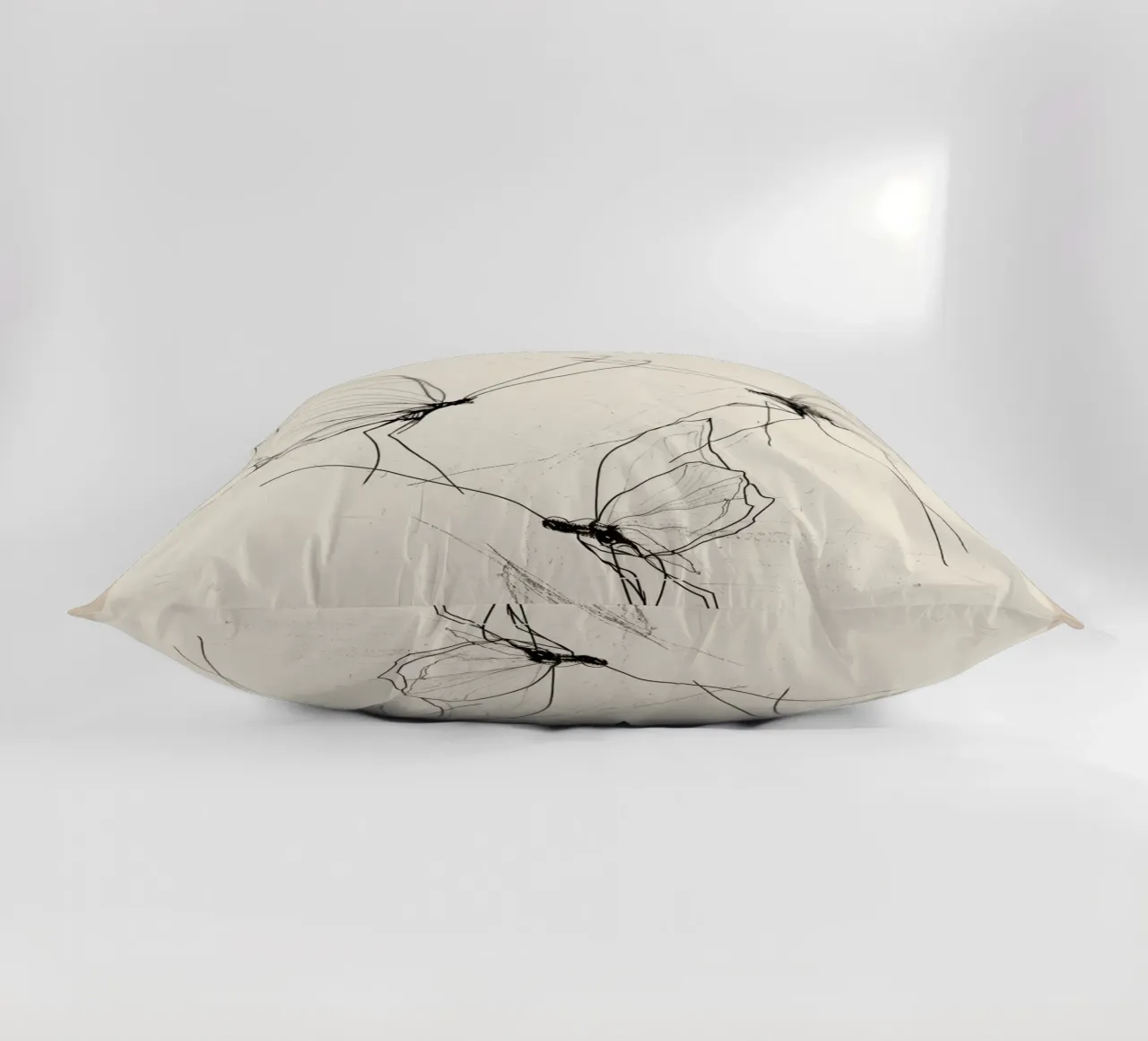 Schizzo di farfalla minimale cuscino da Nadjaa