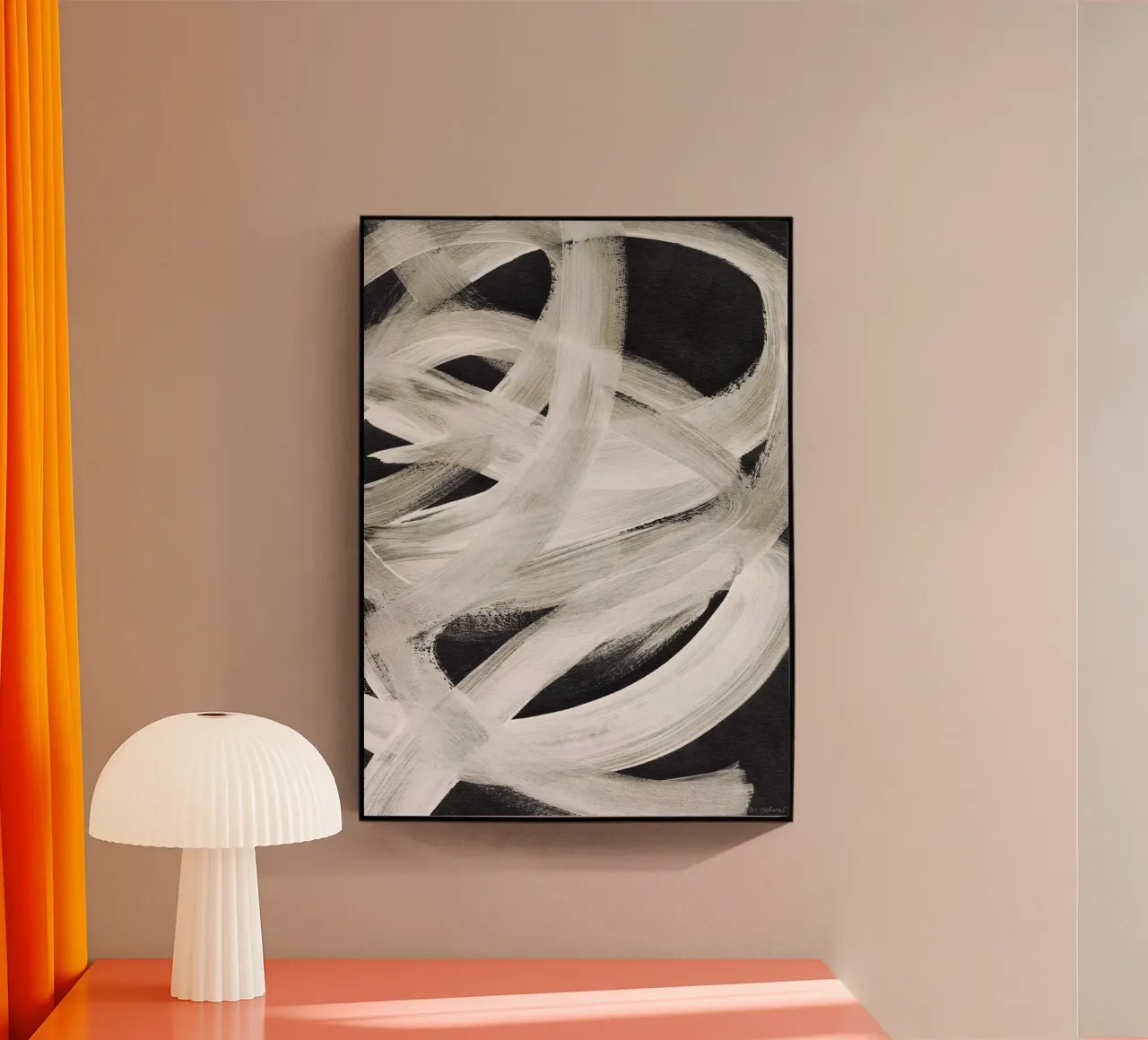 Abstract Brush Strokes 129X plexiglass da Mareike Böhmer