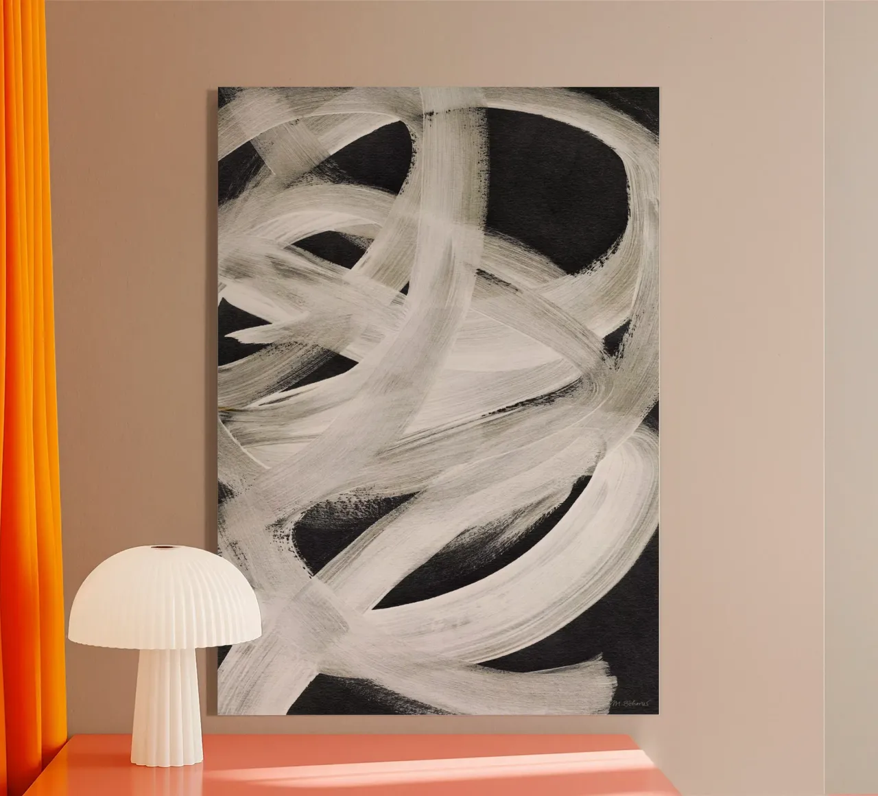 Abstract Brush Strokes 129X plexiglass da Mareike Böhmer