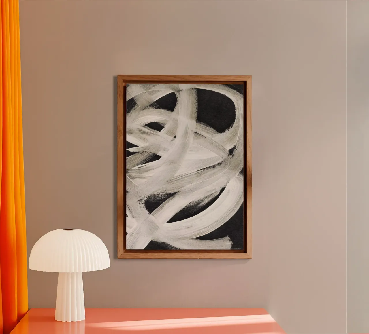 Abstract Brush Strokes 129X pannello forex da Mareike Böhmer