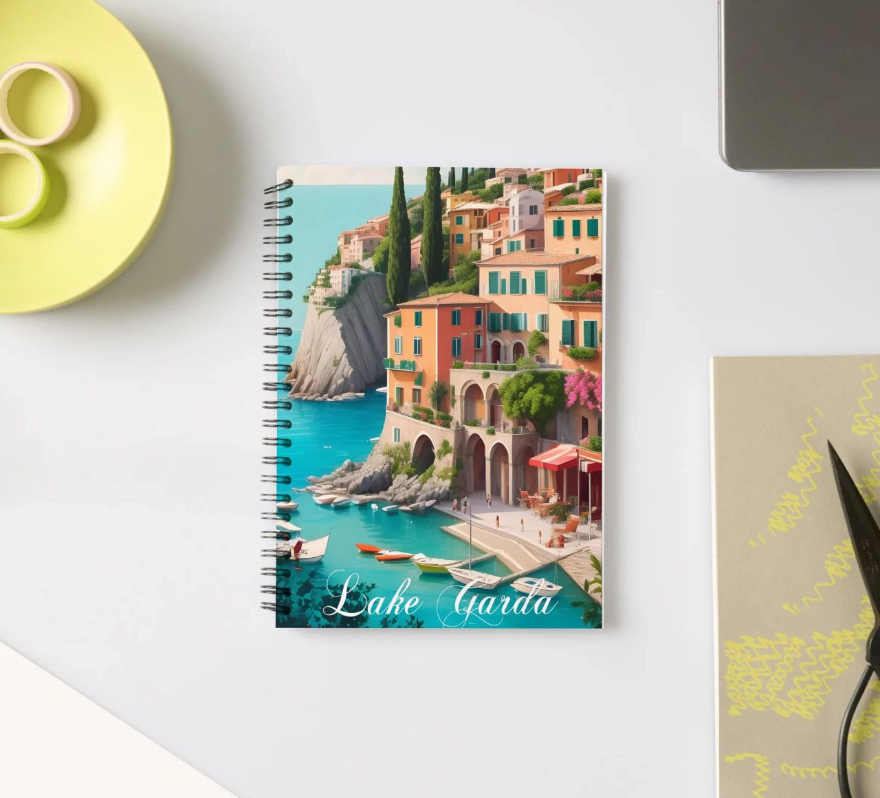 Gardasee Italien Szene Ringbuch von Charnwood Prints