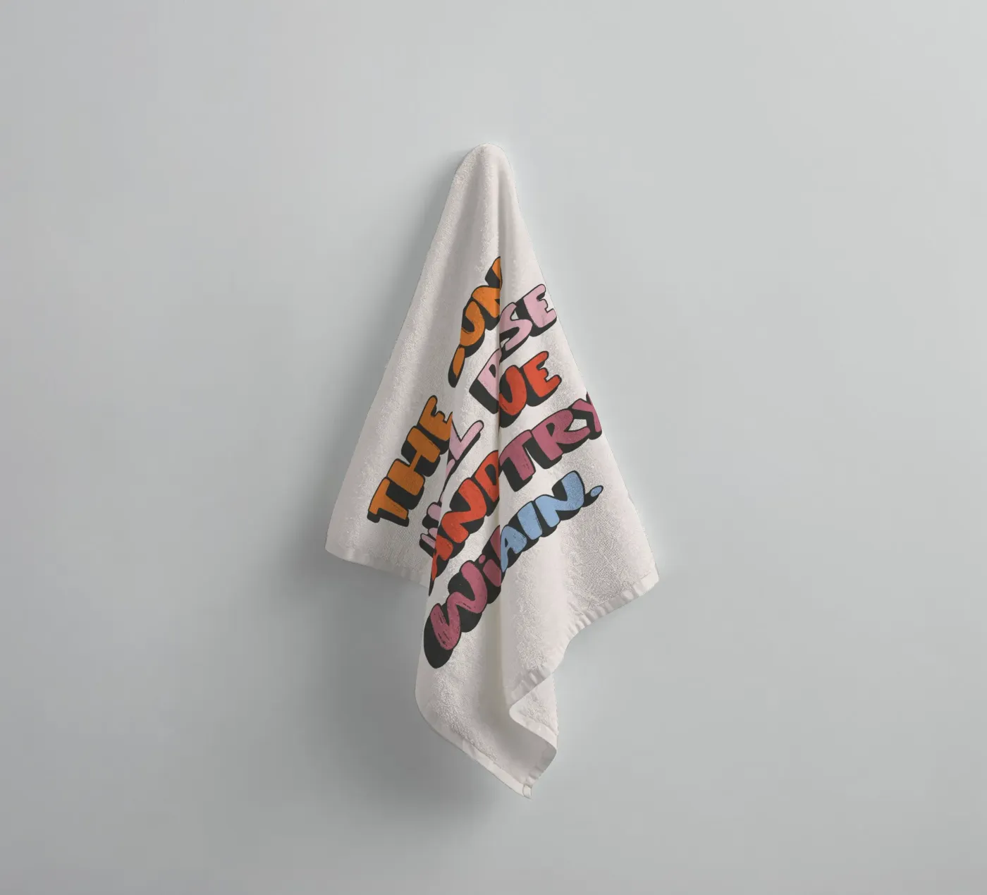 Try again towel by studio stine