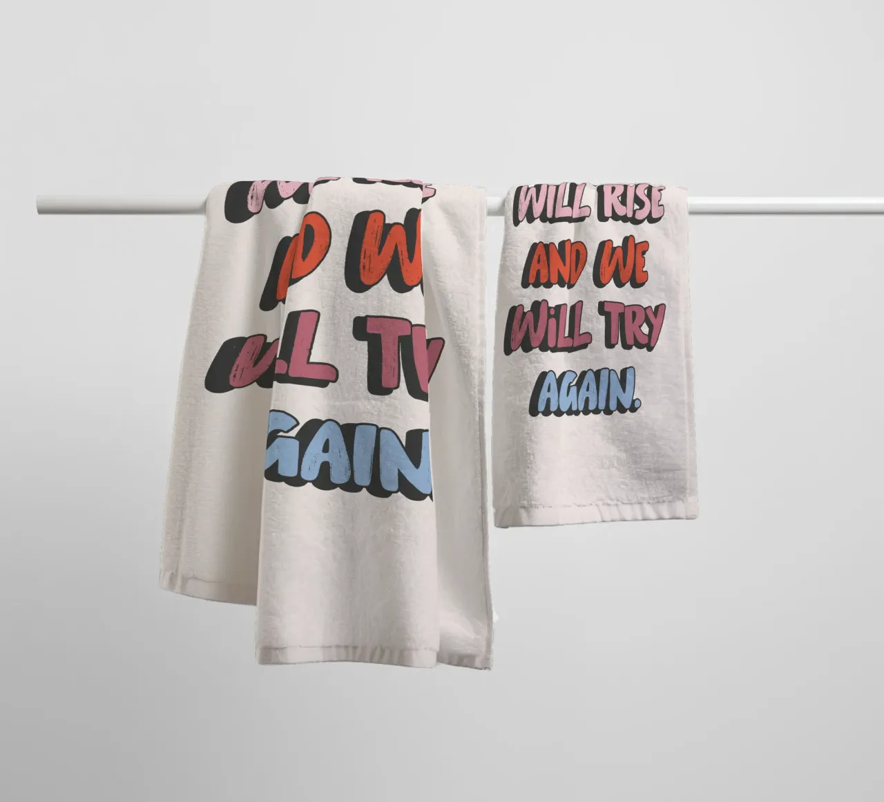 Try again badhanddoek van studio stine