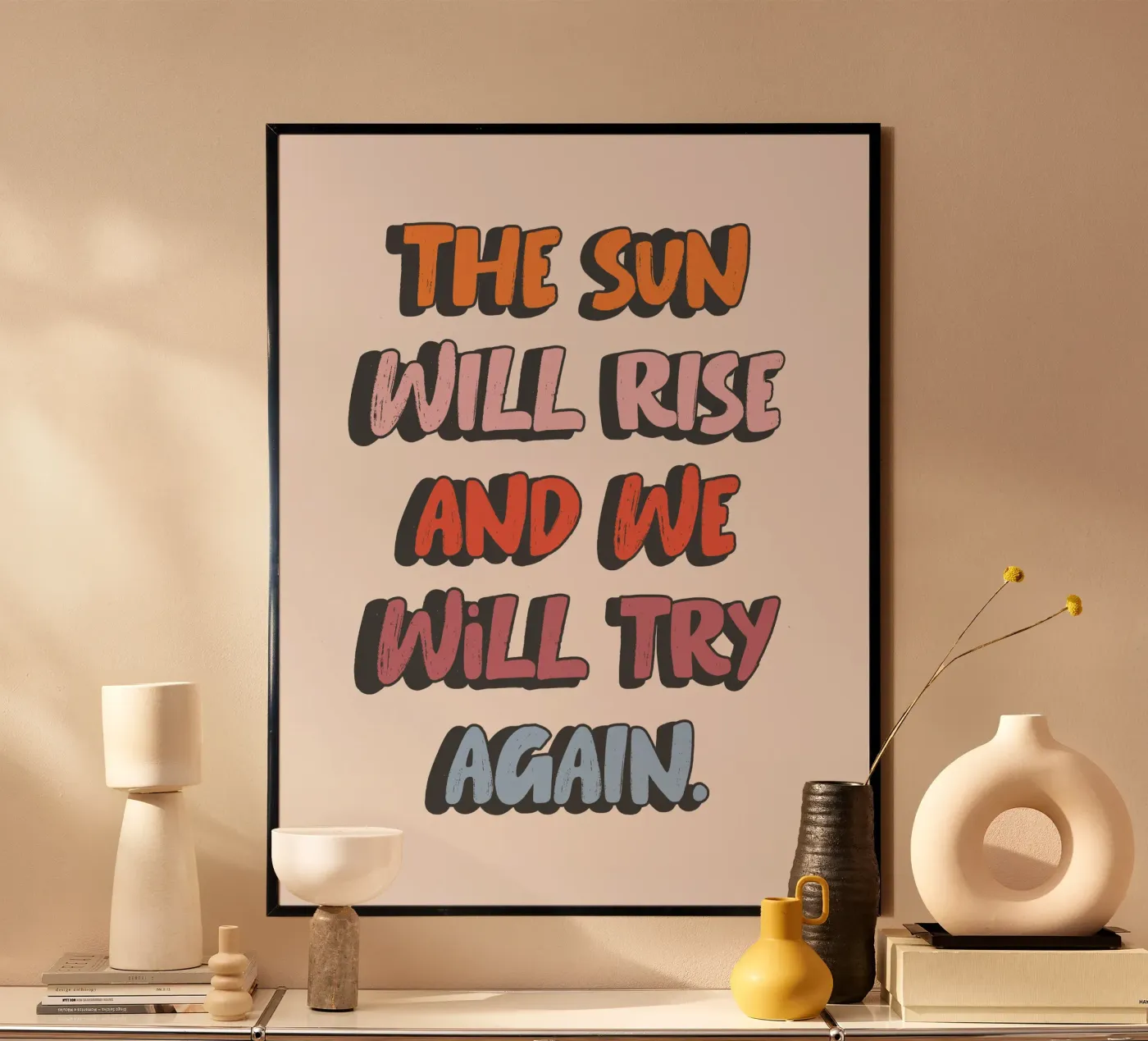 Try again poster by studio stine