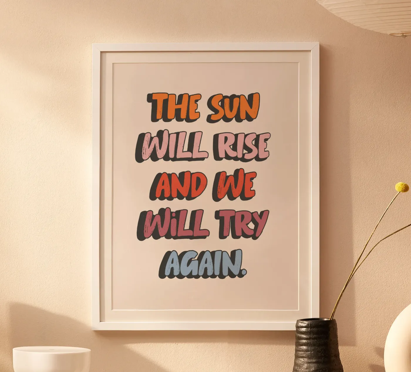 Try again poster by studio stine