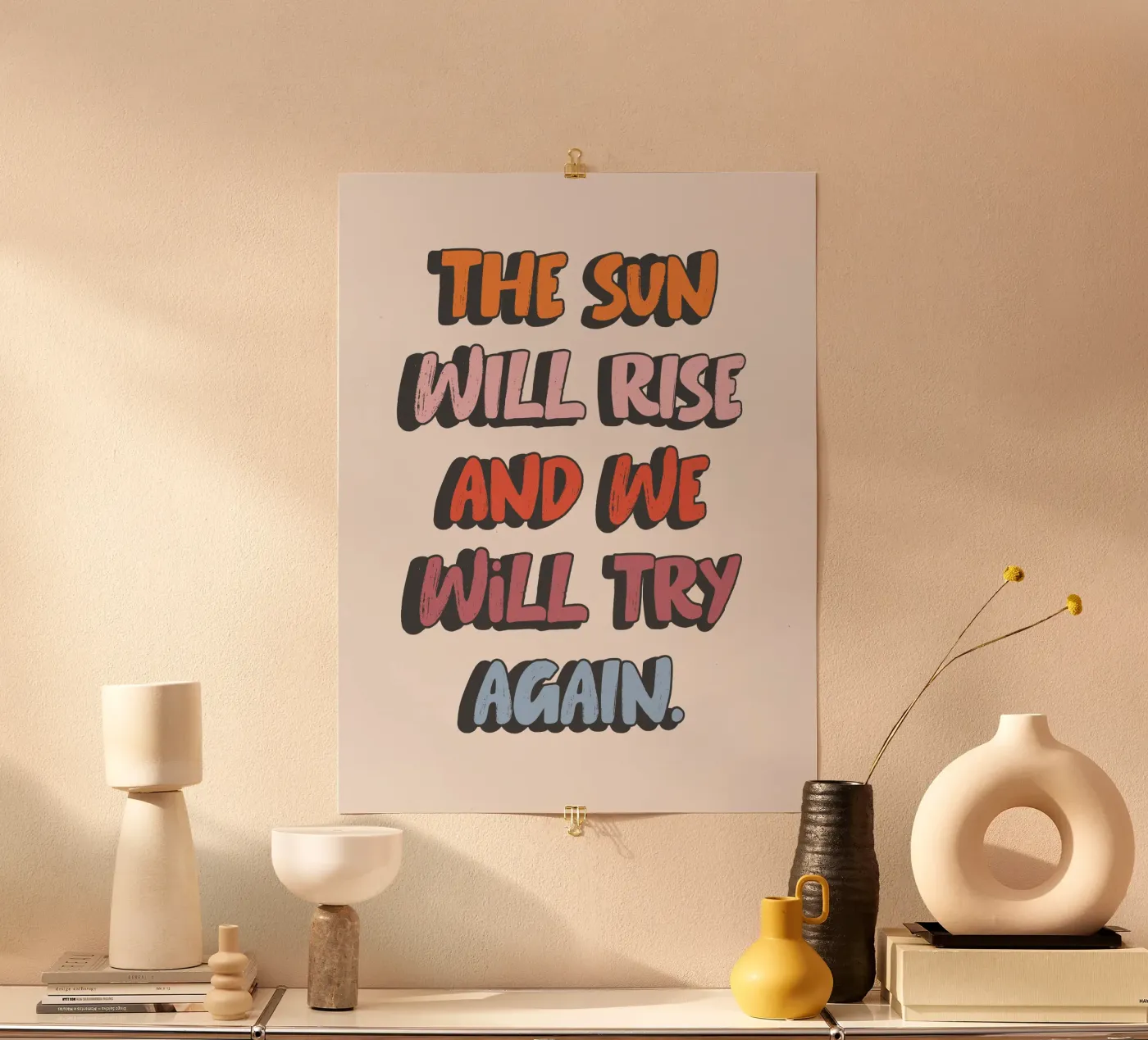 Try again poster by studio stine