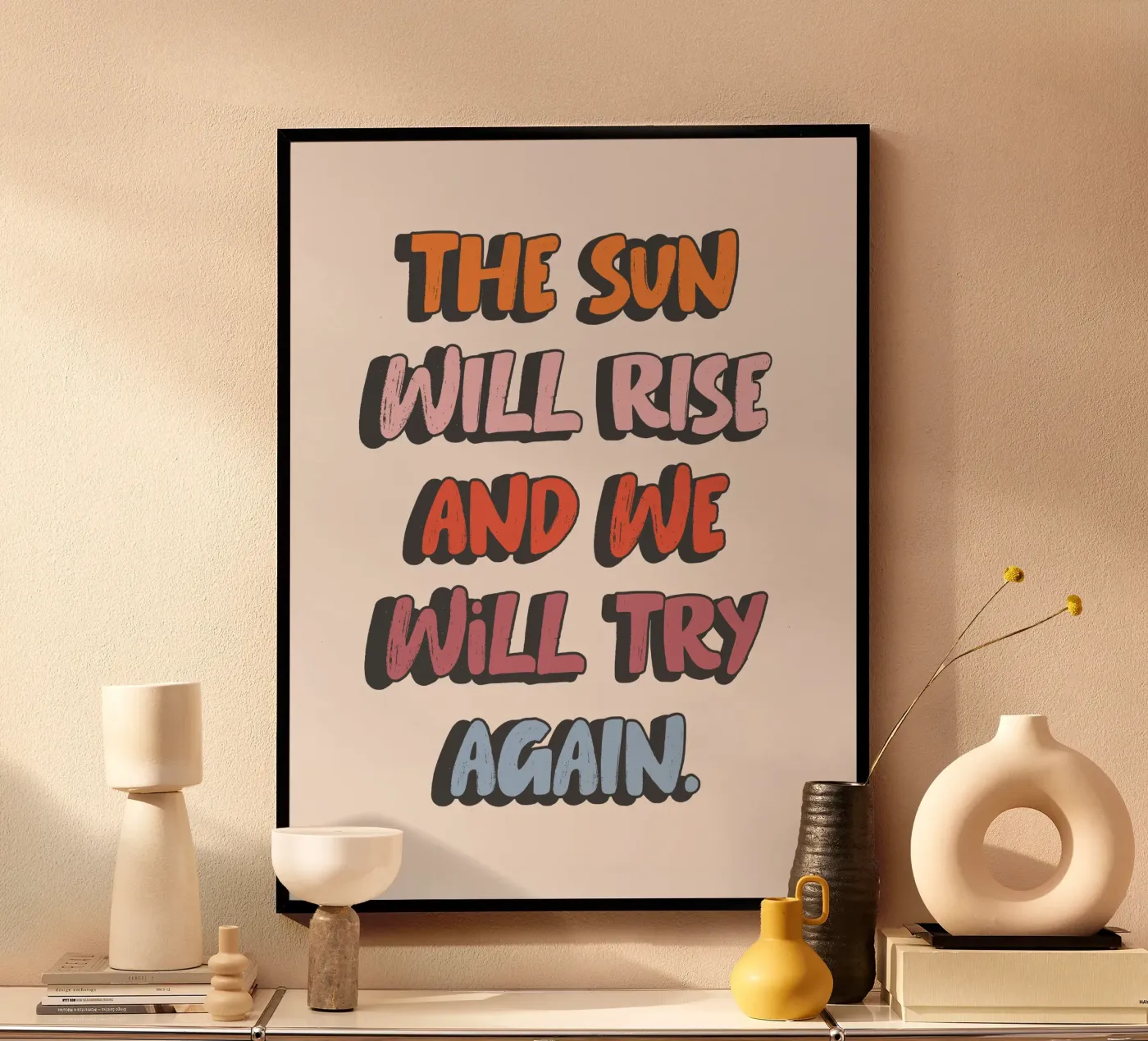 Try again poster by studio stine