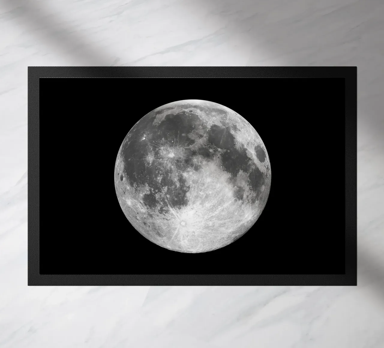Full Moon Art Print Full Moon Art Print felpudo de THE MOTIVATED TYPE