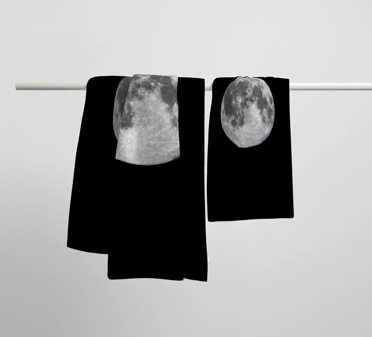 Full Moon Art Print Full Moon Art Print towel by THE MOTIVATED TYPE