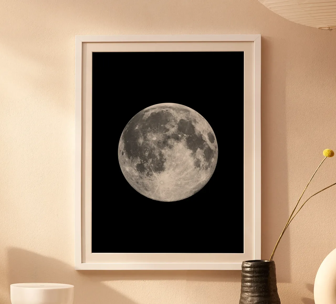 Full Moon Art Print Full Moon Art Print hahnemühle van THE MOTIVATED TYPE
