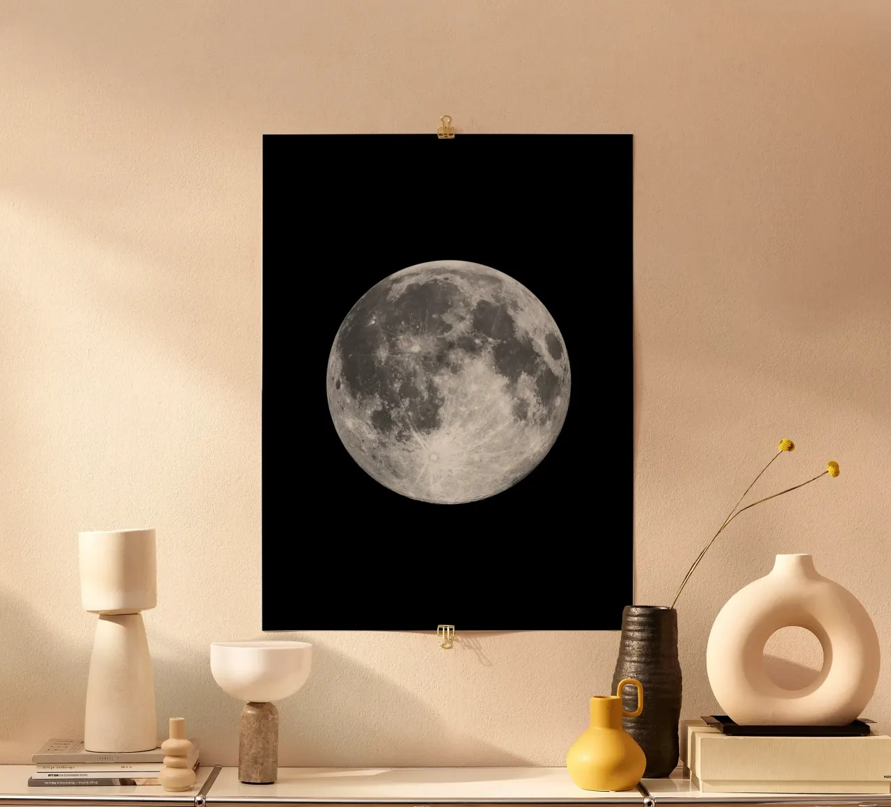 Full Moon Art Print Full Moon Art Print hahnemühle van THE MOTIVATED TYPE