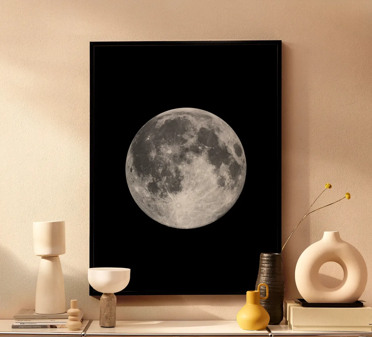 Full Moon Art Print Full Moon Art Print hahnemühle van THE MOTIVATED TYPE