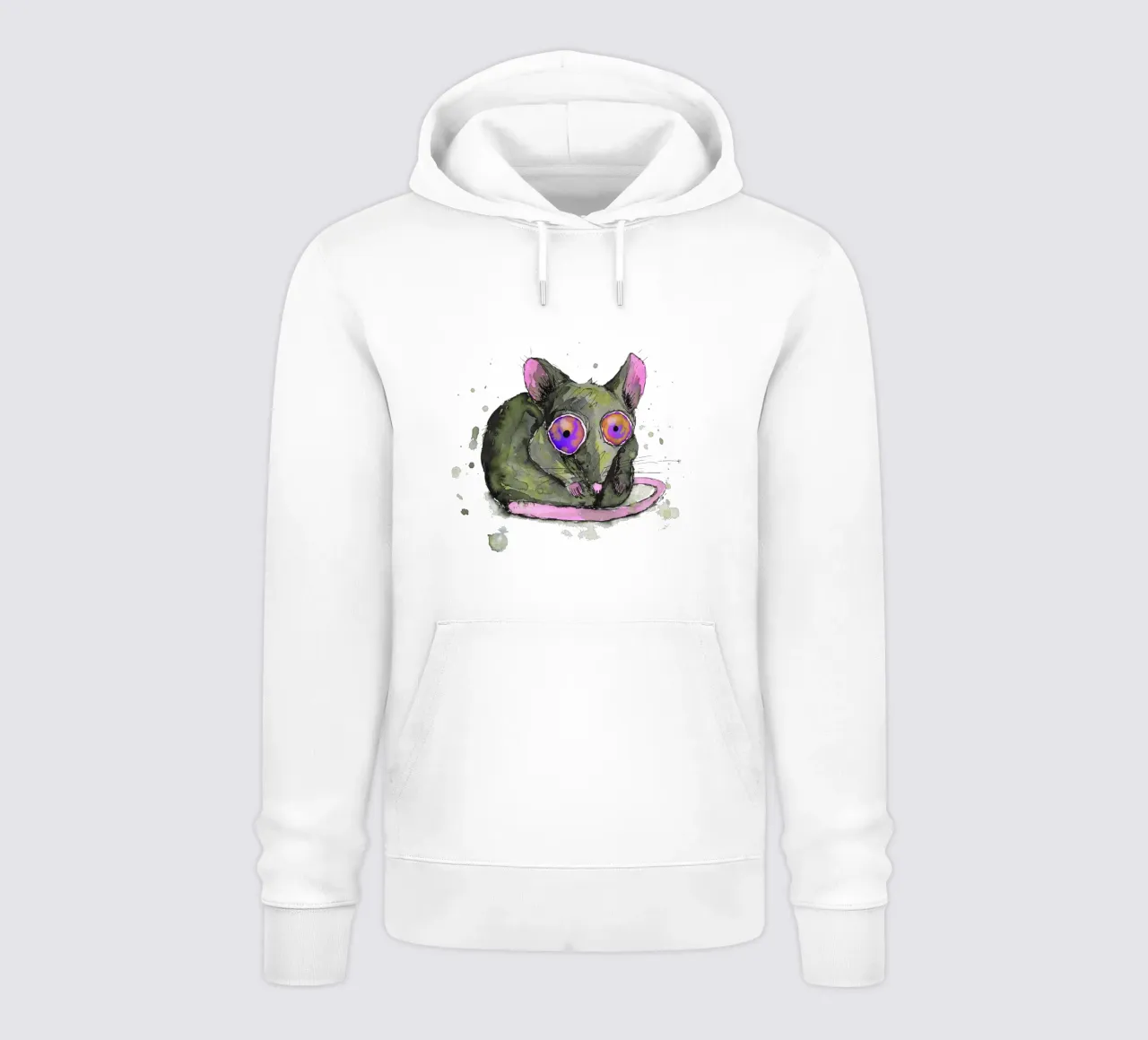 Ratto felpa con cappuccio da BwiseLizzy
