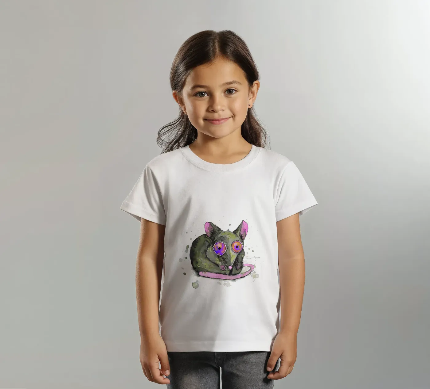 Ratte Kinder T-Shirt von BwiseLizzy