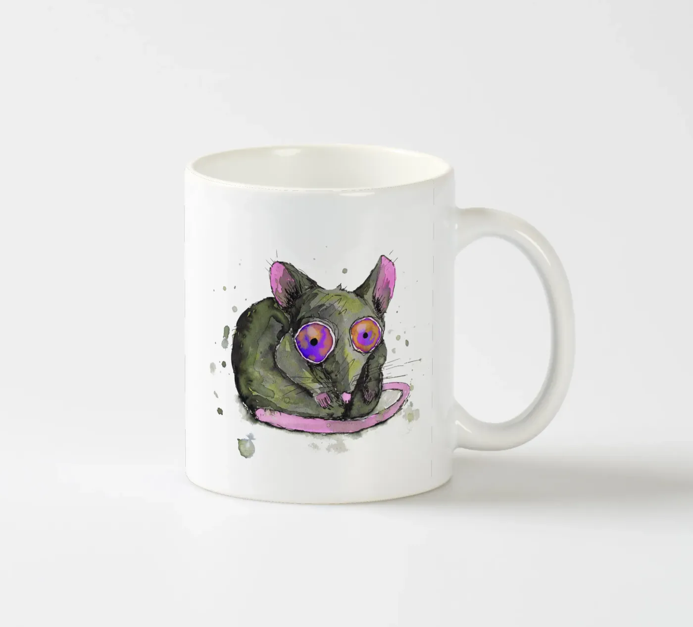 Rat ceramic mug by BwiseLizzy