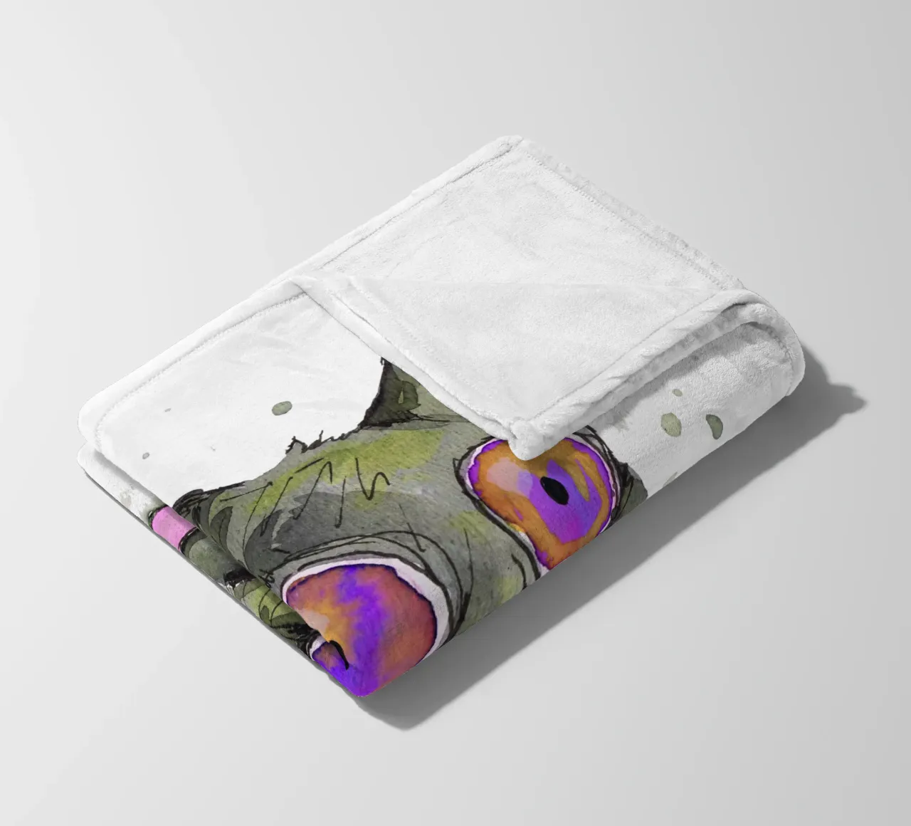 Ratte Fleecedecke von BwiseLizzy