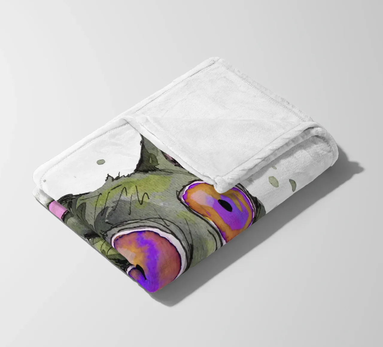 Ratte Fleecedecke von BwiseLizzy