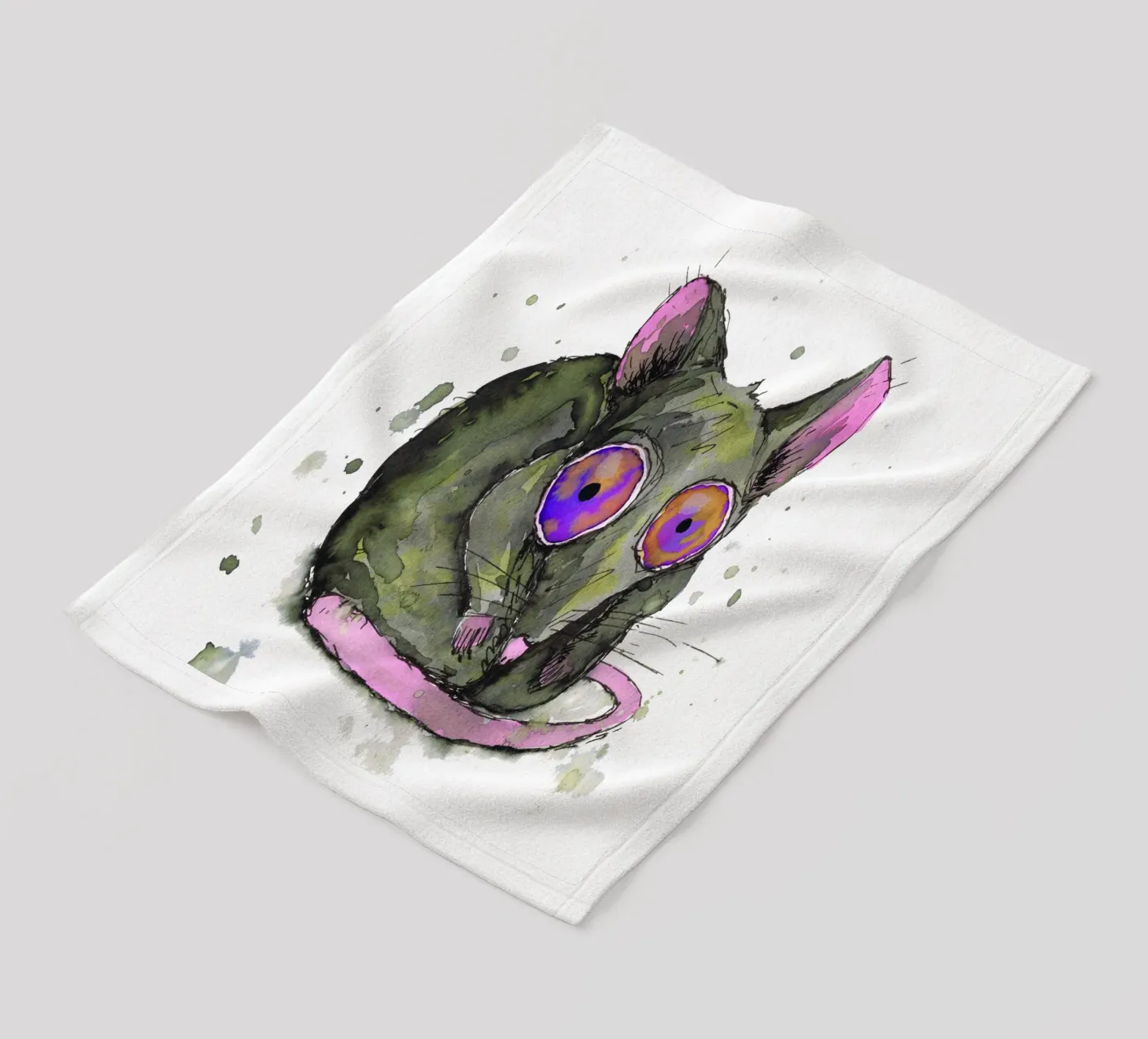Ratte Fleecedecke von BwiseLizzy