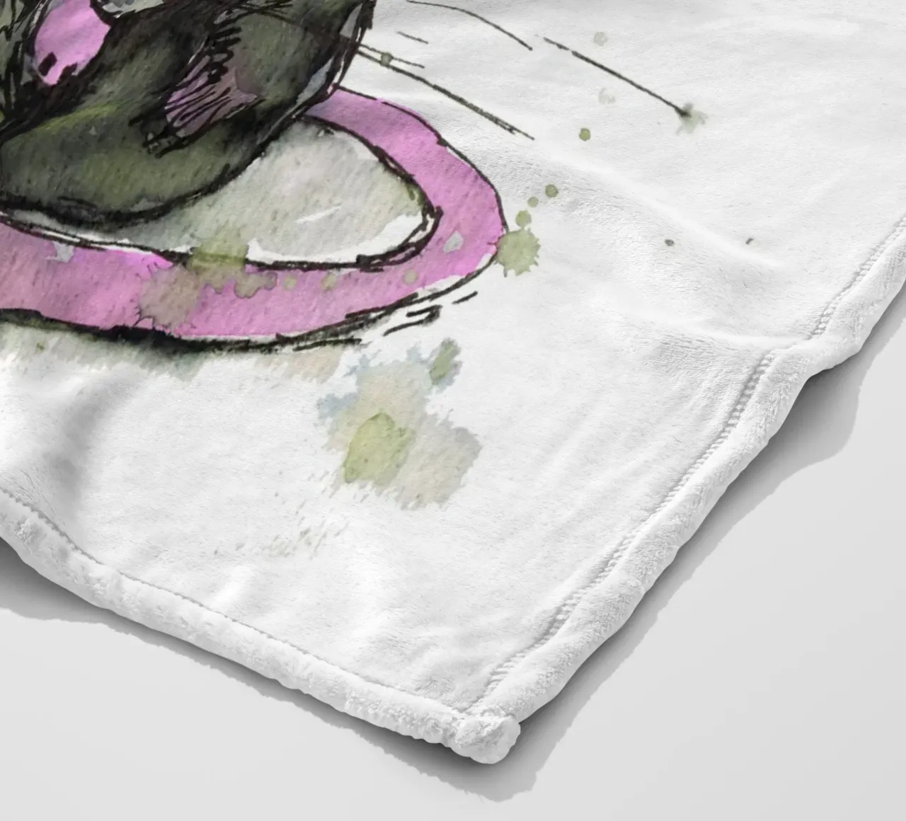 Ratte Fleecedecke von BwiseLizzy