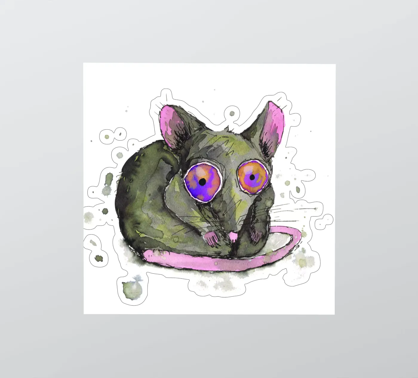 Rat sticker by BwiseLizzy