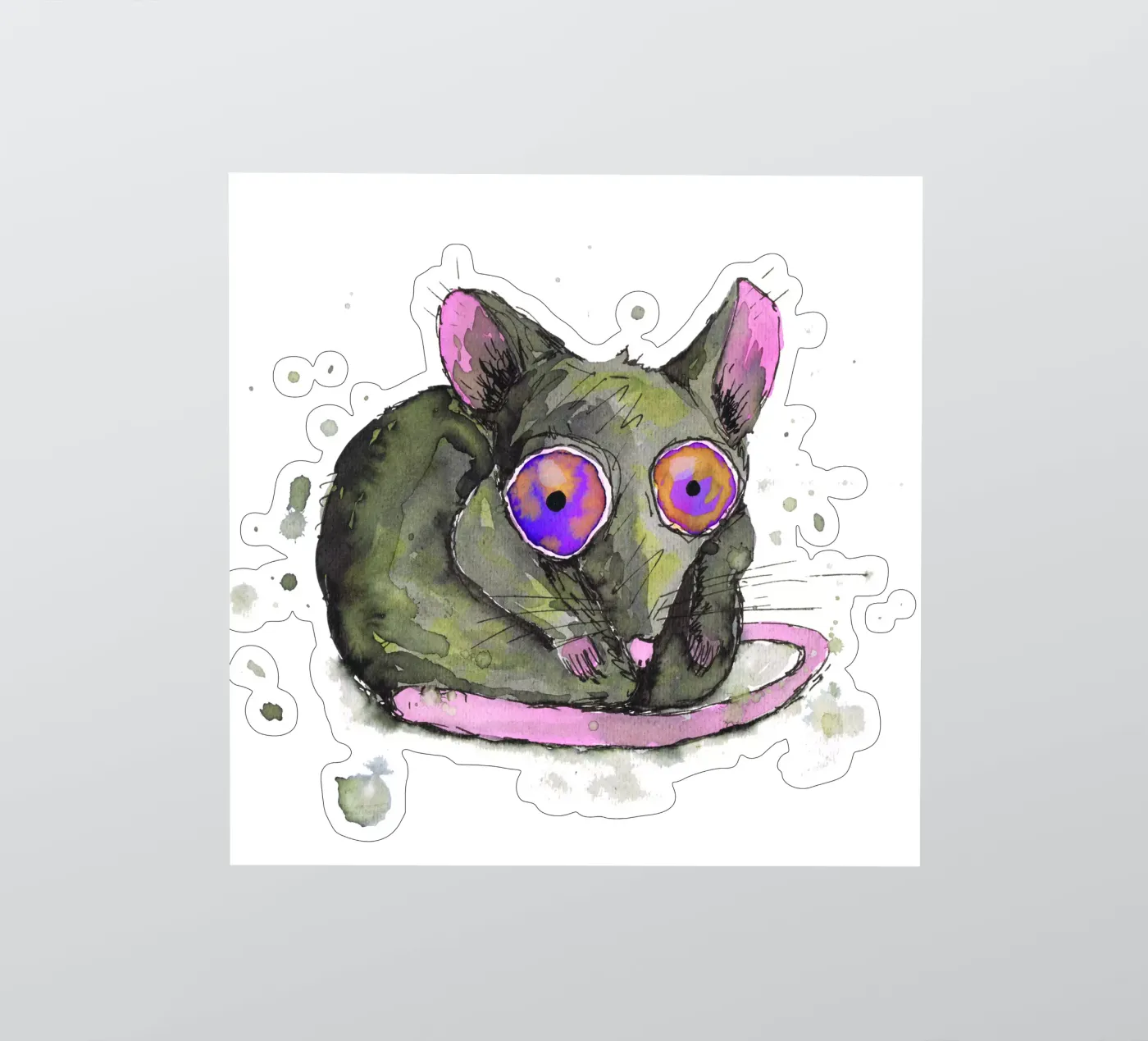 Rat sticker van BwiseLizzy