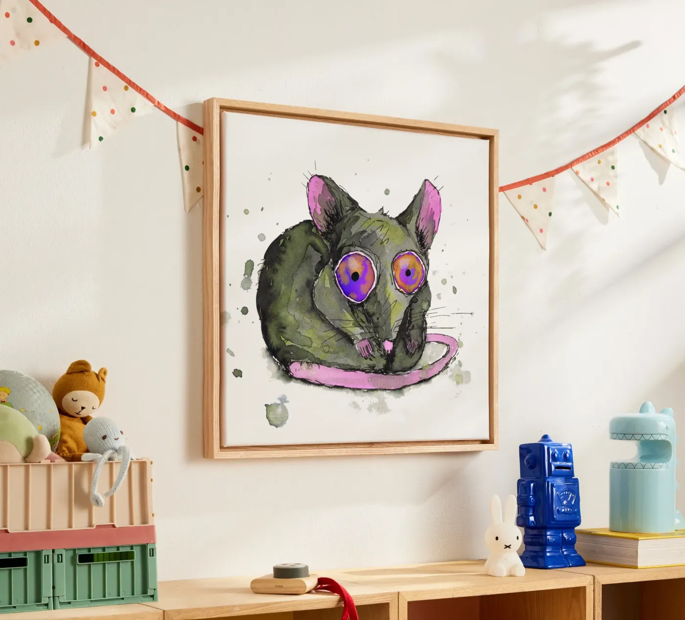 Rat canvas by BwiseLizzy