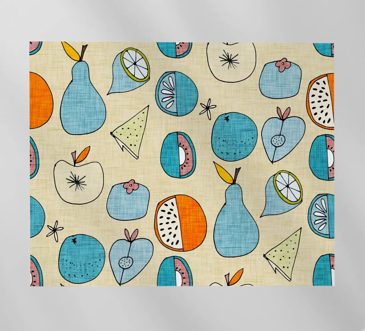 Pop Fruit Mod Blue Orange pellicola backlit da susanacosta