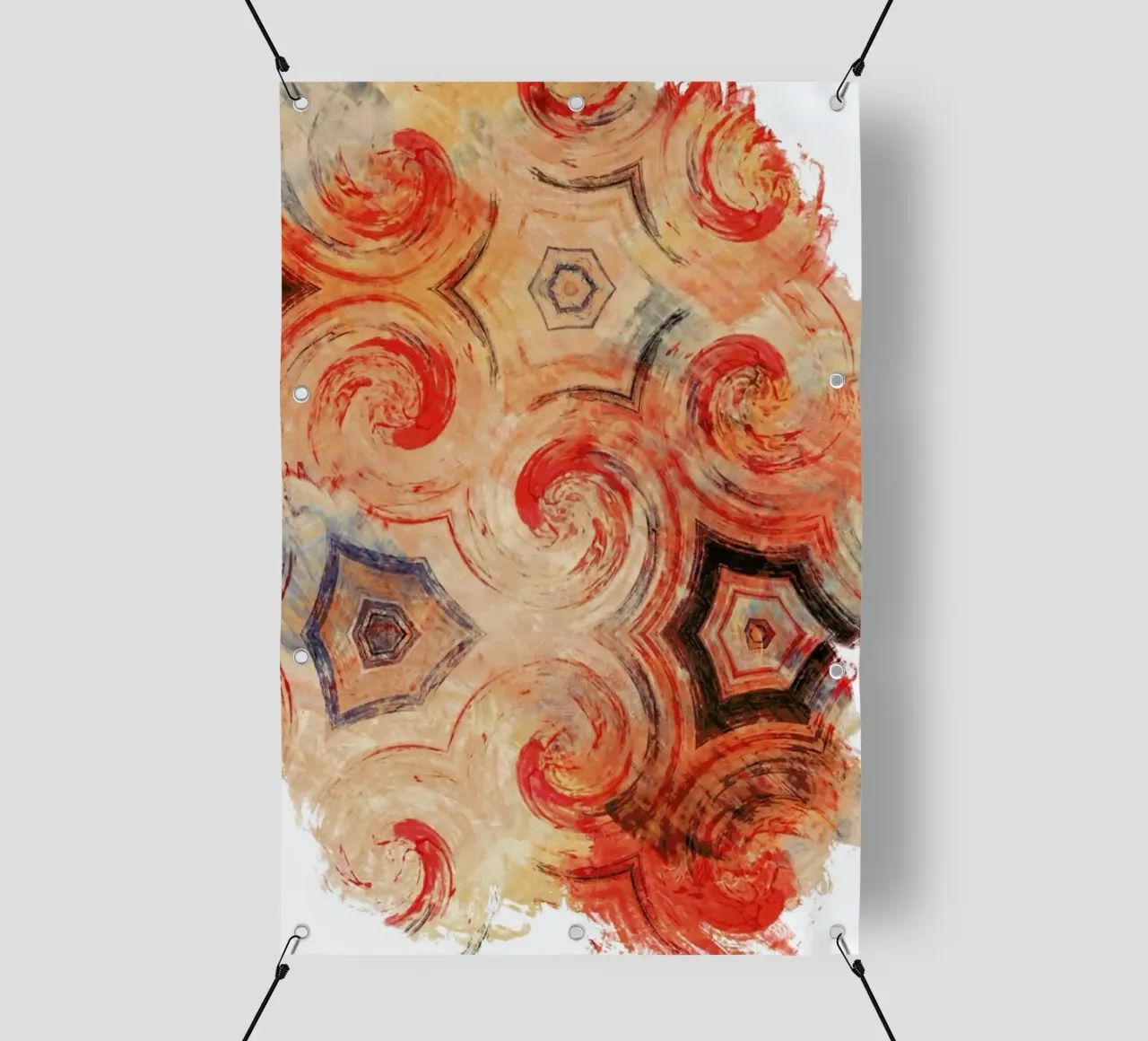 Abstract Sketch 1 telo in pvc da In Full Color