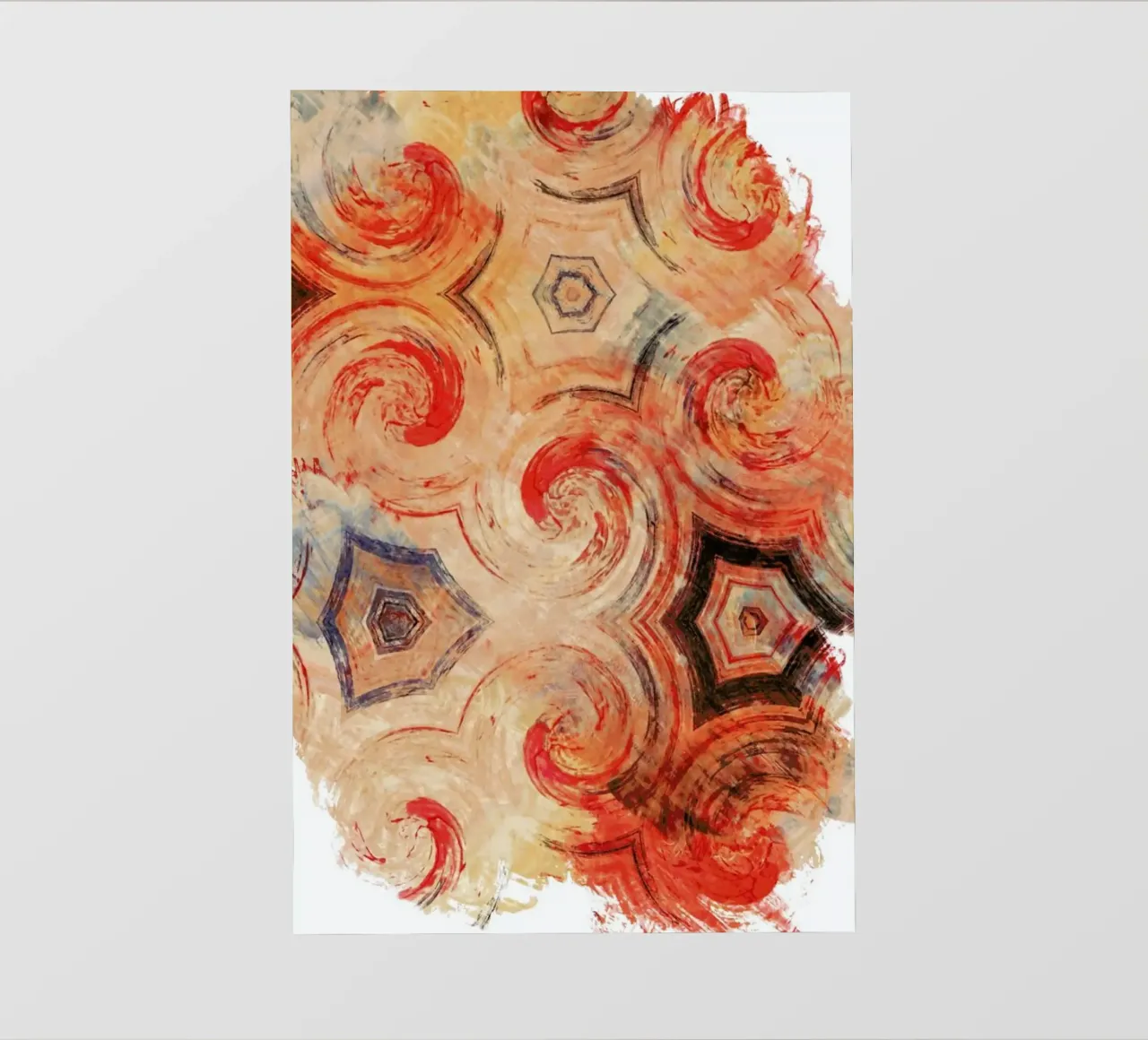 Abstract Sketch 1 telo in pvc da In Full Color