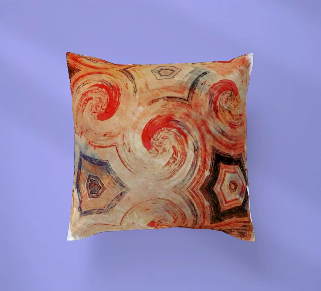 Abstract Sketch 1 decorative cushion by In Full Color