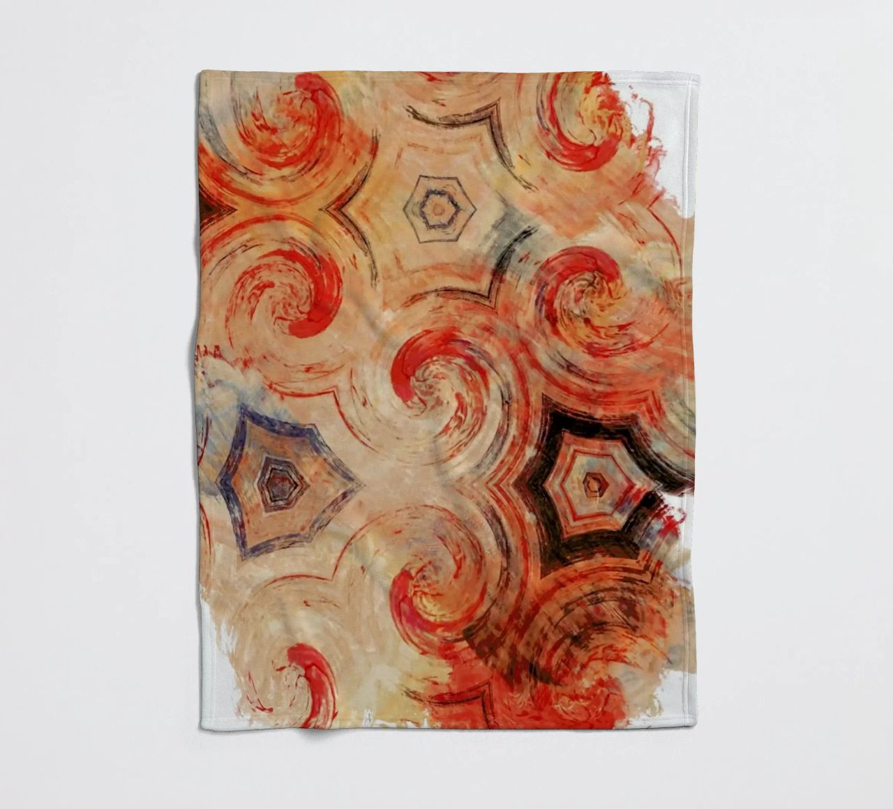 Abstract Sketch 1 fleecedeken van In Full Color