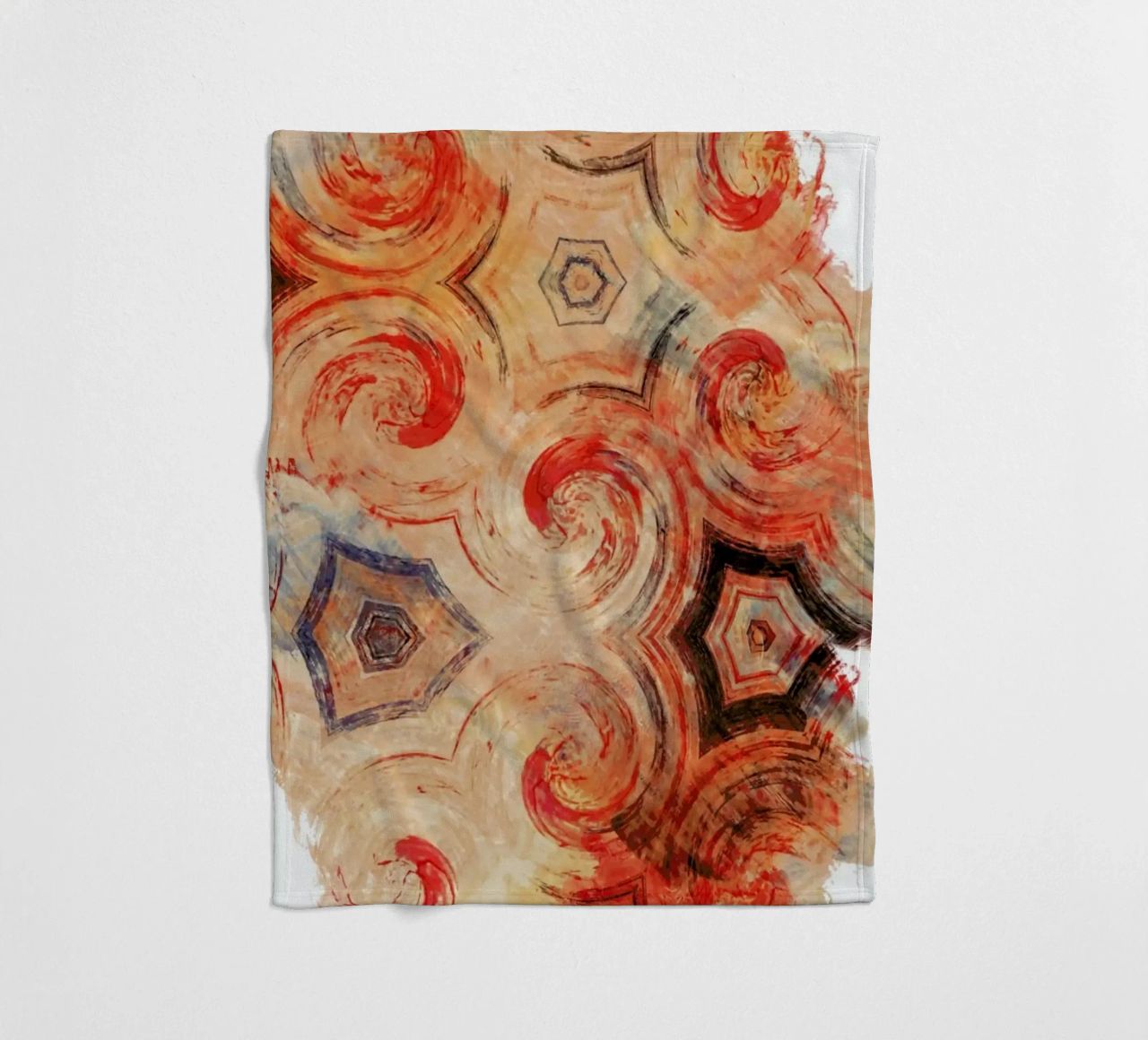 Abstract Sketch 1 fleecedeken van In Full Color