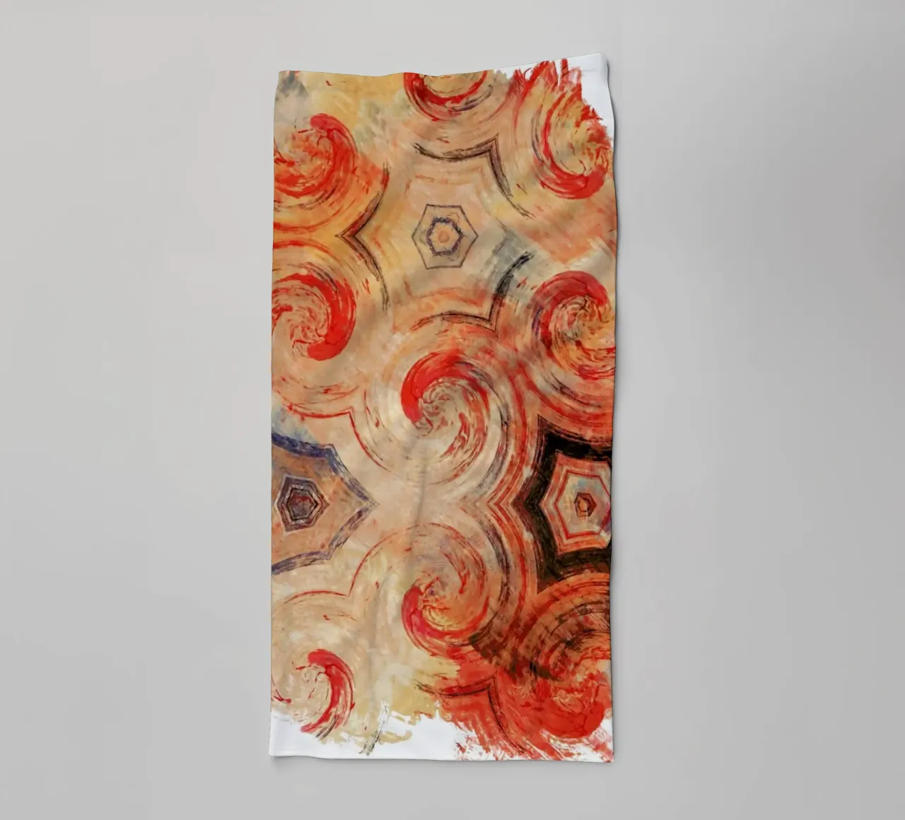 Abstract Sketch 1 asciugamano da bagno da In Full Color