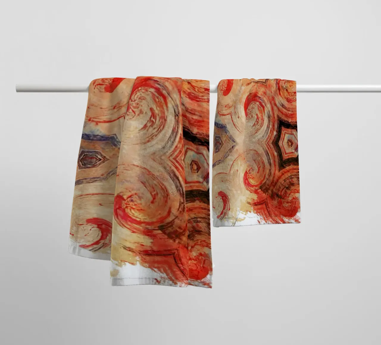 Abstract Sketch 1 asciugamano da bagno da In Full Color