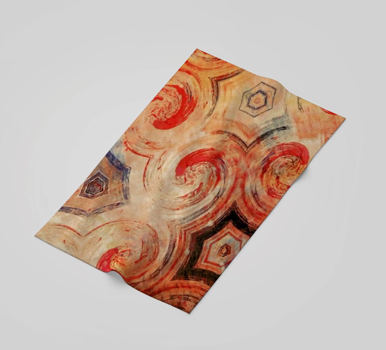 Abstract Sketch 1 beach towel by In Full Color