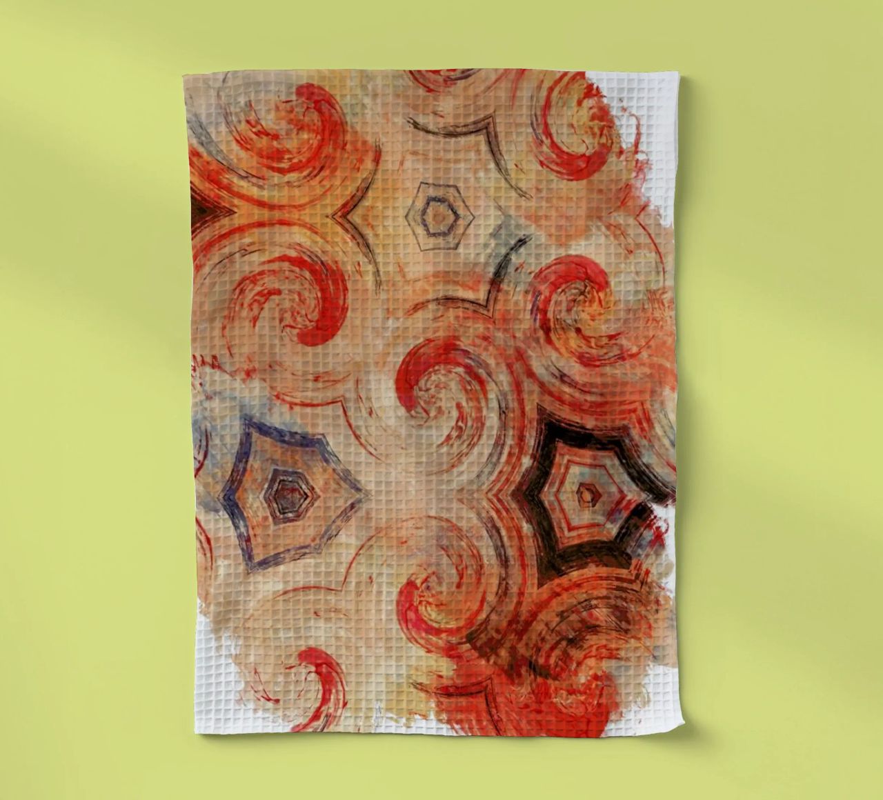 Abstract Sketch 1 tea towel by In Full Color