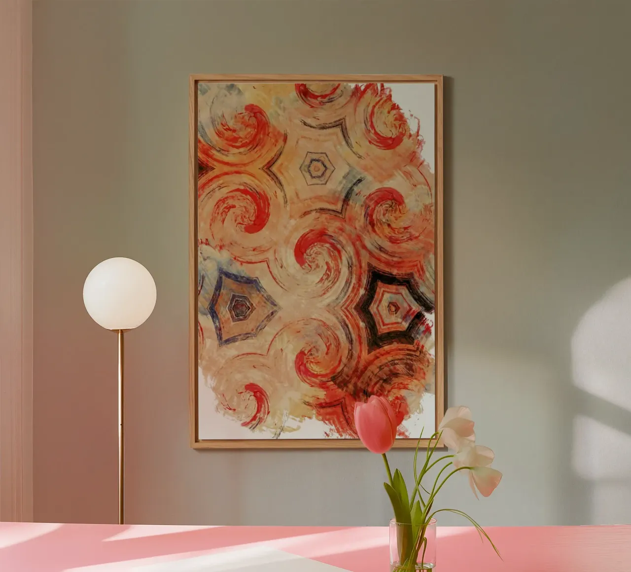 Abstract Sketch 1 alluminio dibond da In Full Color