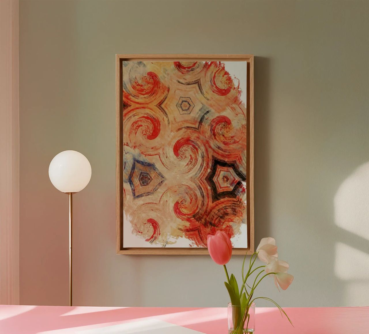 Abstract Sketch 1 canvas by In Full Color