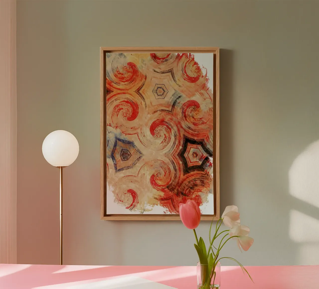 Abstract Sketch 1 Leinwand von In Full Color