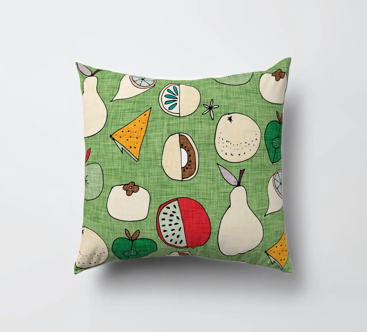Pop Fruit Mod Green cuscino da susanacosta