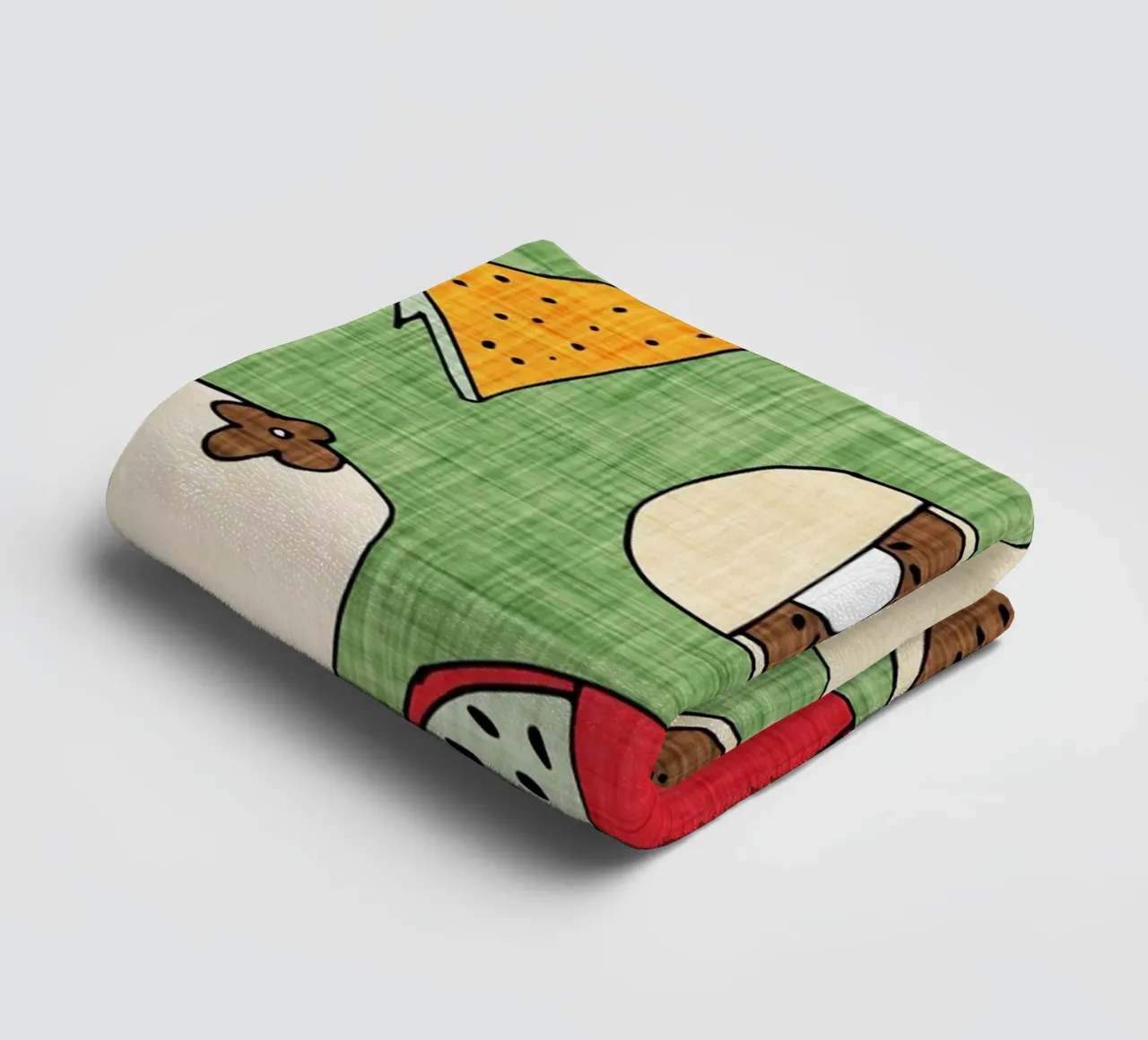 Pop Fruit Mod Green asciugamano da bagno da susanacosta