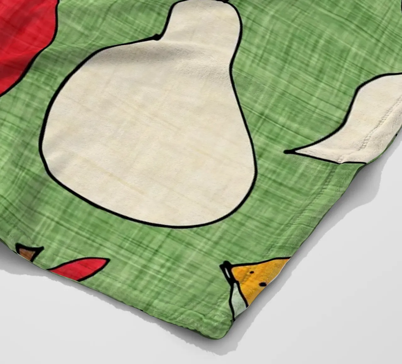 Pop Fruit Mod Green coperta in pile da susanacosta